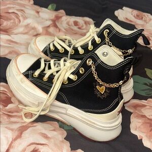 Converse Run Star Legacy CX heart chain platform sneakers 6.5